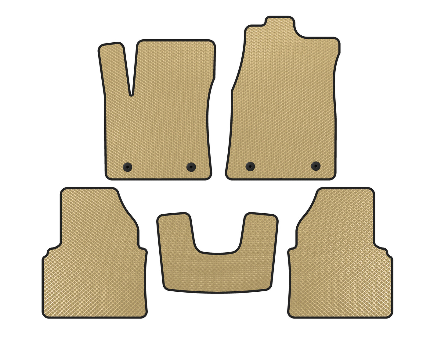 EVA Floor Mats (Beige) for MG 550 2008-2014 - image 1