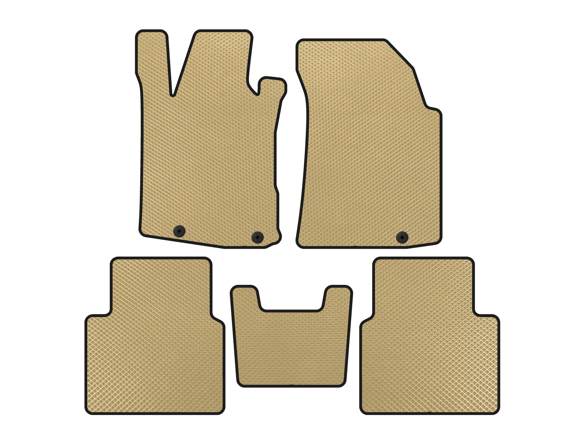 EVA Floor Mats (SD, Beige) for Nissan Maxima 2015-2023 - image 1