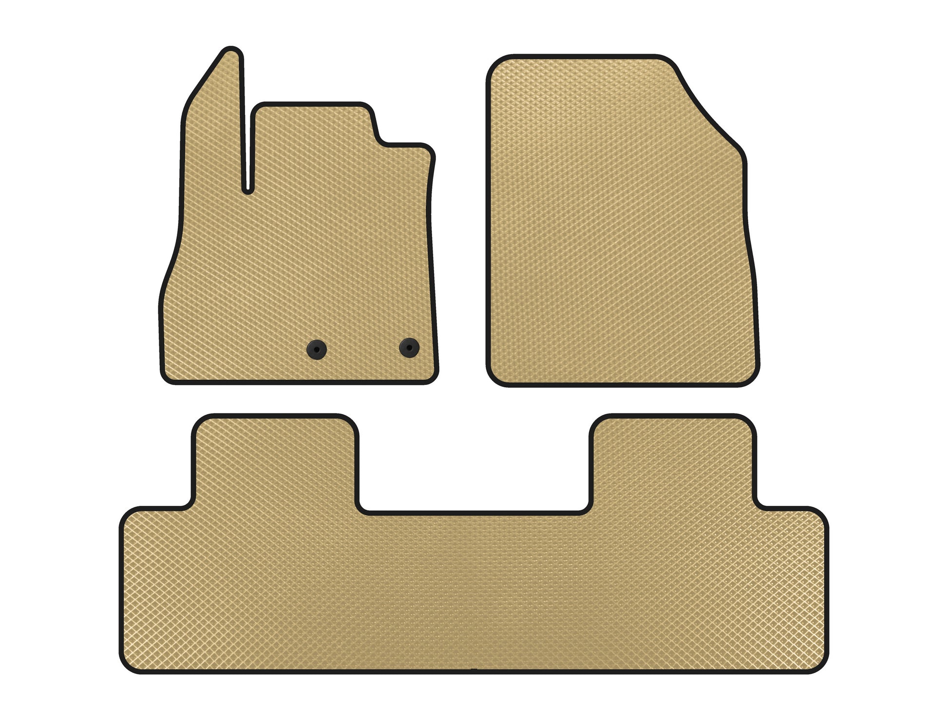 EVA Floor Mats (5-Seater, Beige) for Renault Scenic/Grand 2016-2025 - image 1