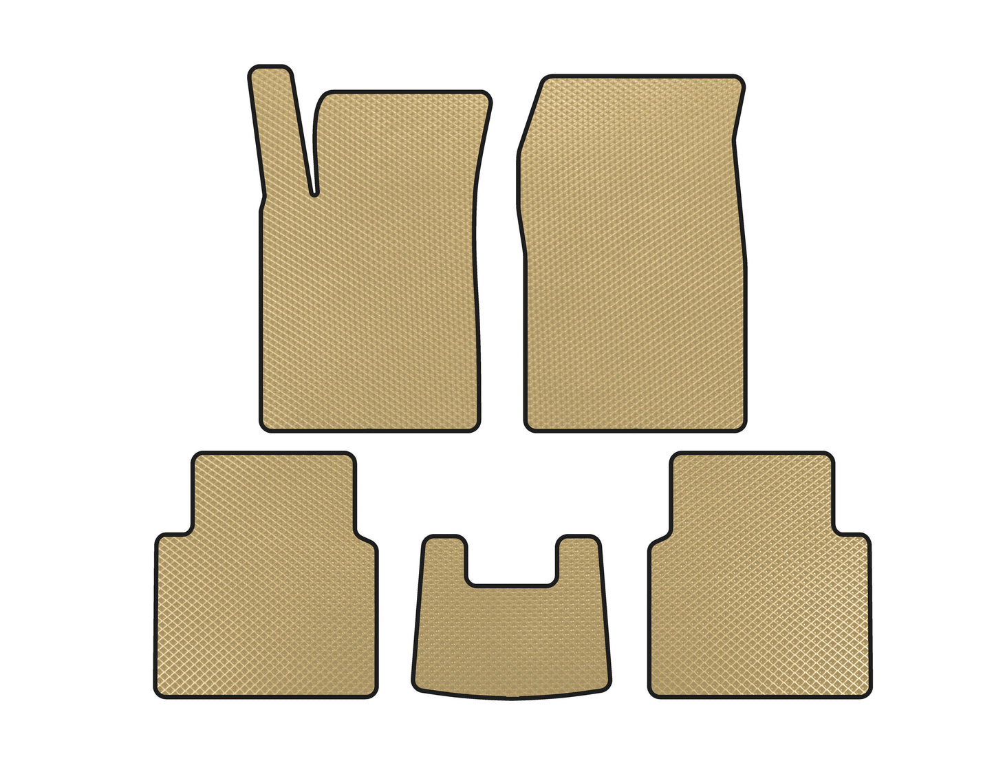 EVA Floor Mats (HB, Beige) for Opel Signum 2003-2008 - image 1