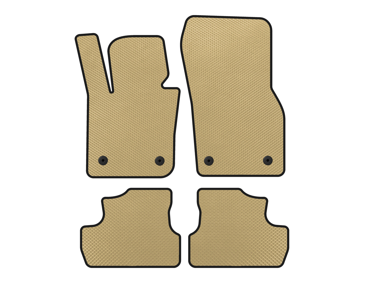 EVA Floor Mats (for S F56, Beige) for Mini Cooper F55/56/57 2014-2023 - image 1