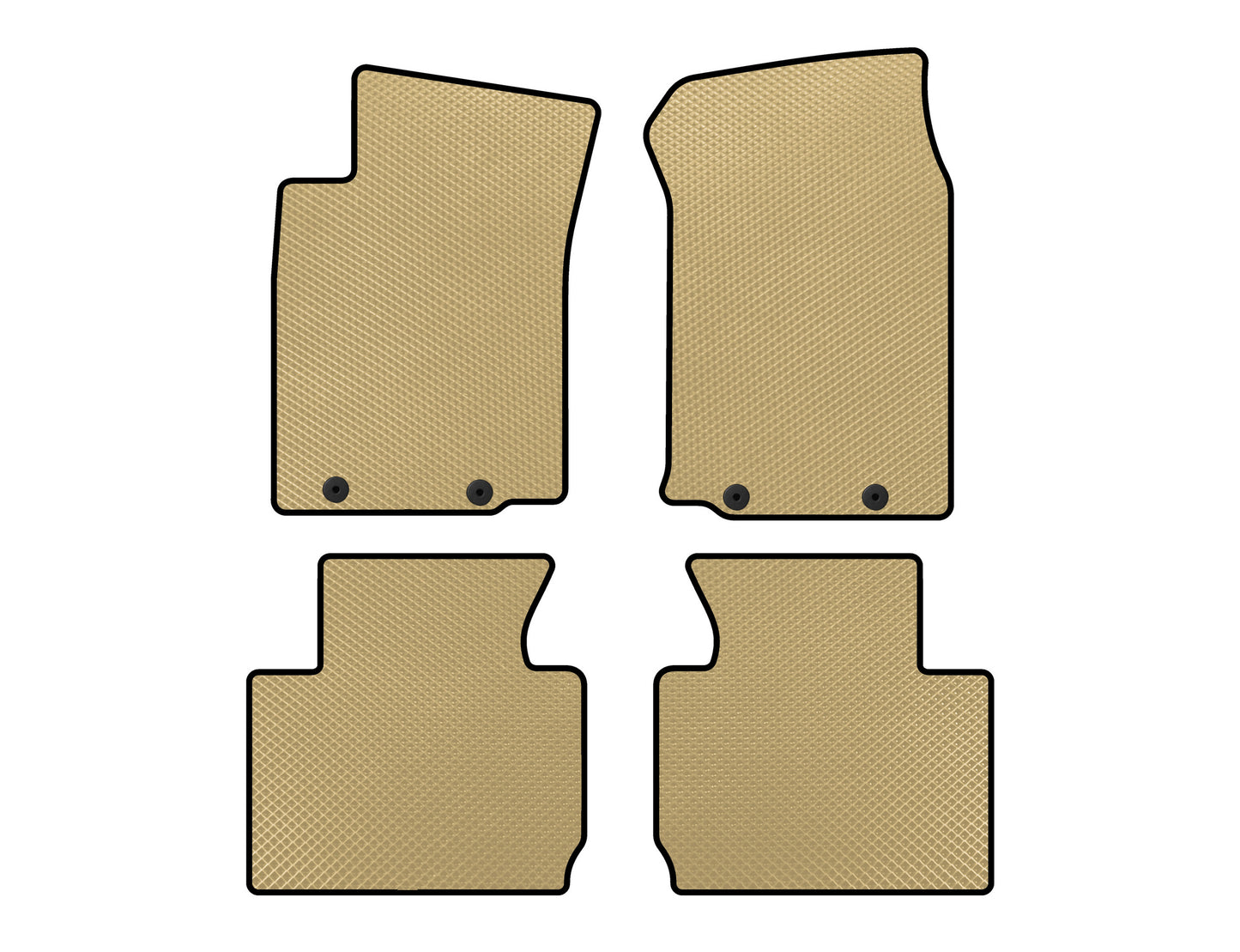 EVA Floor Mats (Beige) for Toyota Tacoma 2004-2015 - image 1