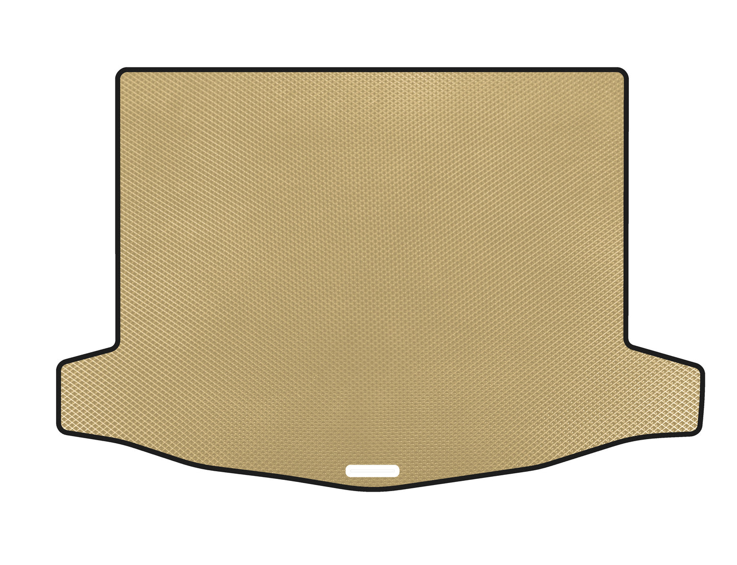 Trunk mat (2011-2014, HB, 5-door, Beige) for Honda Civic HB 2012-2020 - image 1