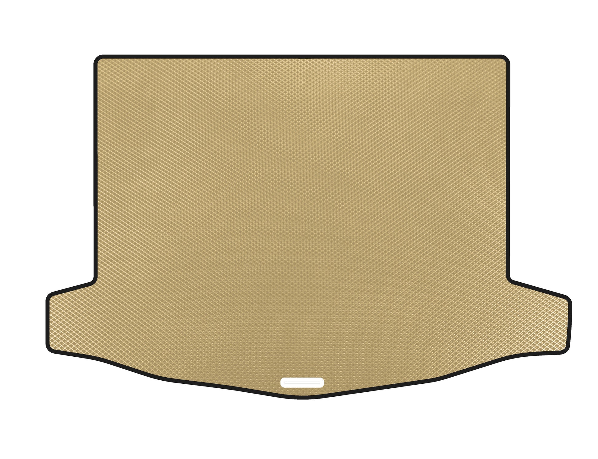 Trunk mat (2011-2014, HB, 5-door, Beige) for Honda Civic HB 2012-2020 - image 1