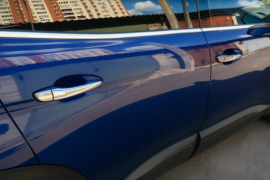 Carmos Door Handle Covers (4 pcs, Stainless Steel) for Opel Combo 2019- - image 1