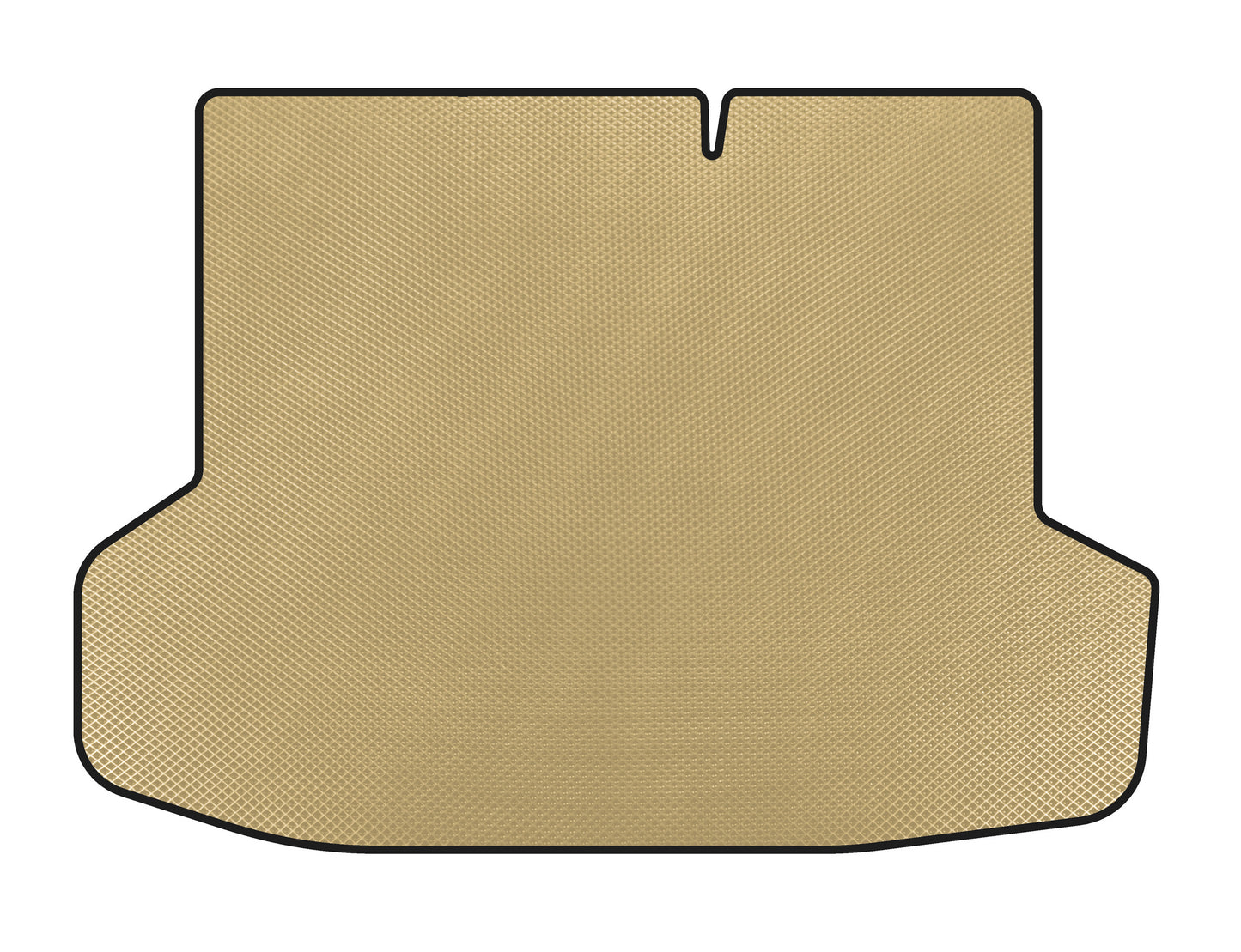 Trunk mat (SD, Beige) for Kia Rio 2005-2011 - image 1