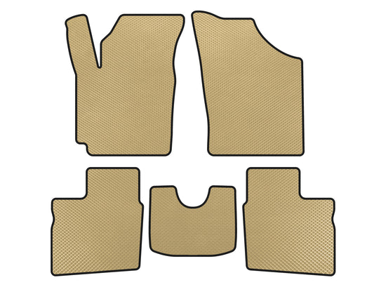 EVA floor mats (2005-2009, SD, Beige) for Geely CK-1 - image 1