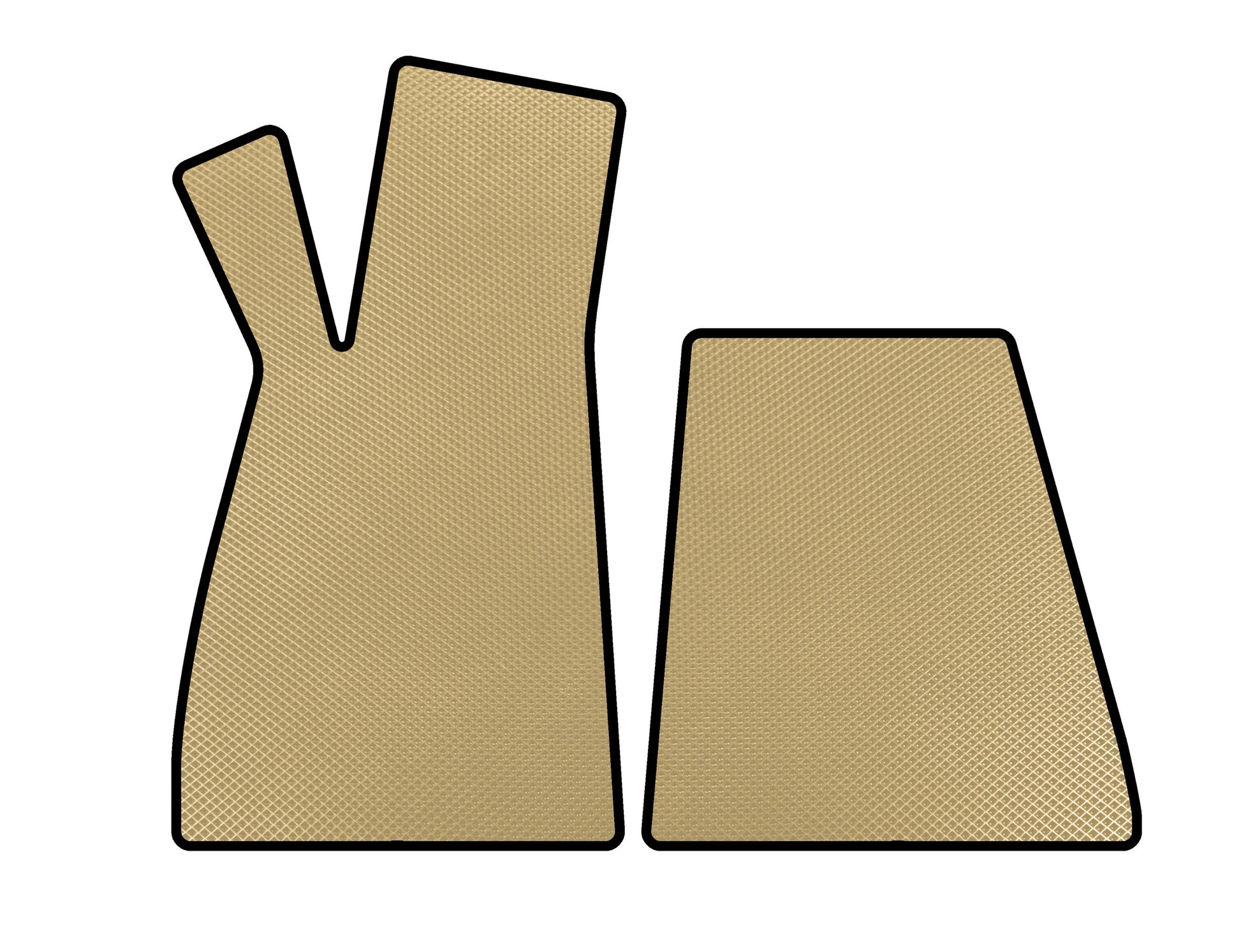 EVA Floor Mats (Beige) for Smart 1998-2007 - image 1