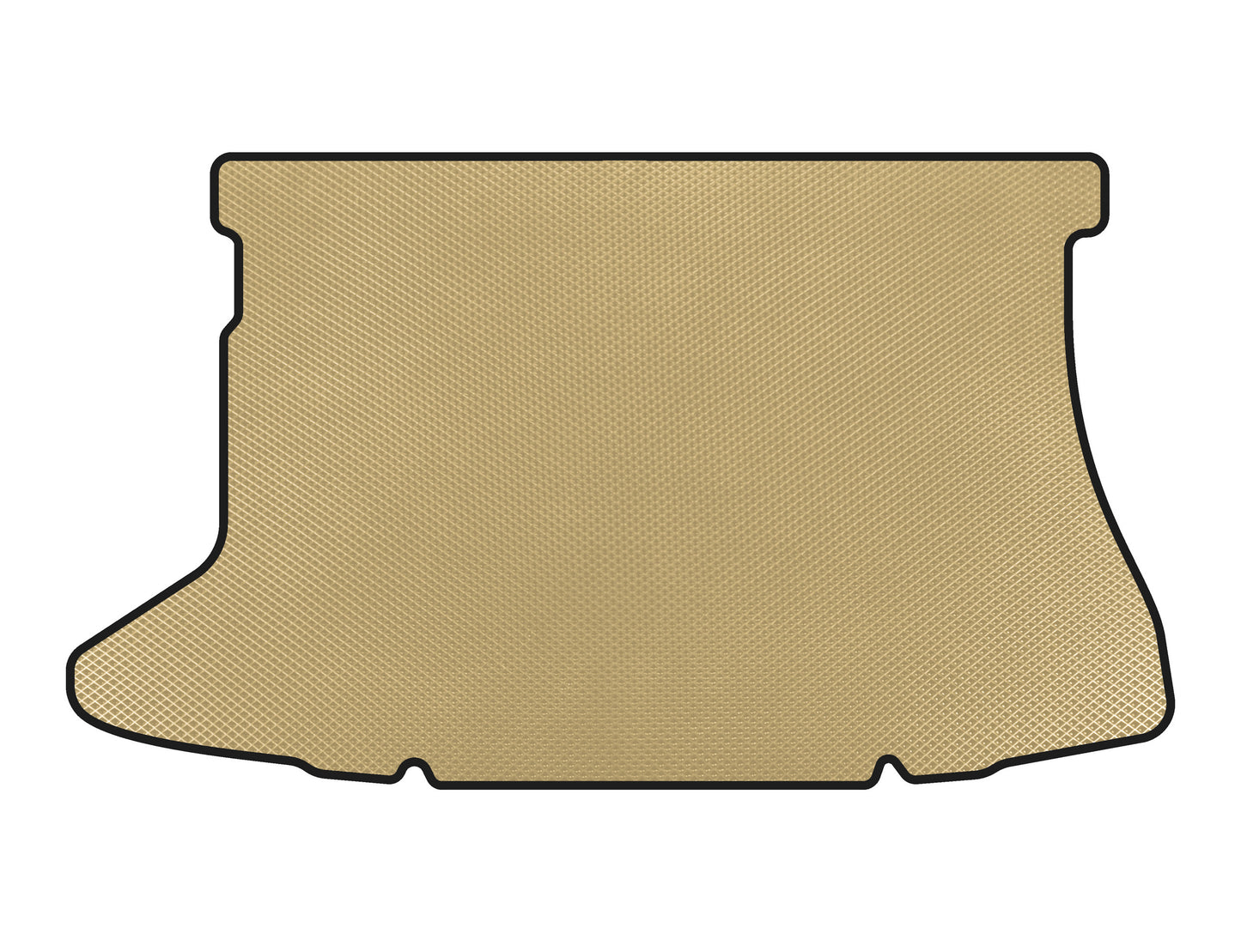 Trunk Mat EVA (HB, Beige) for Toyota Auris 2007-2012 - image 1