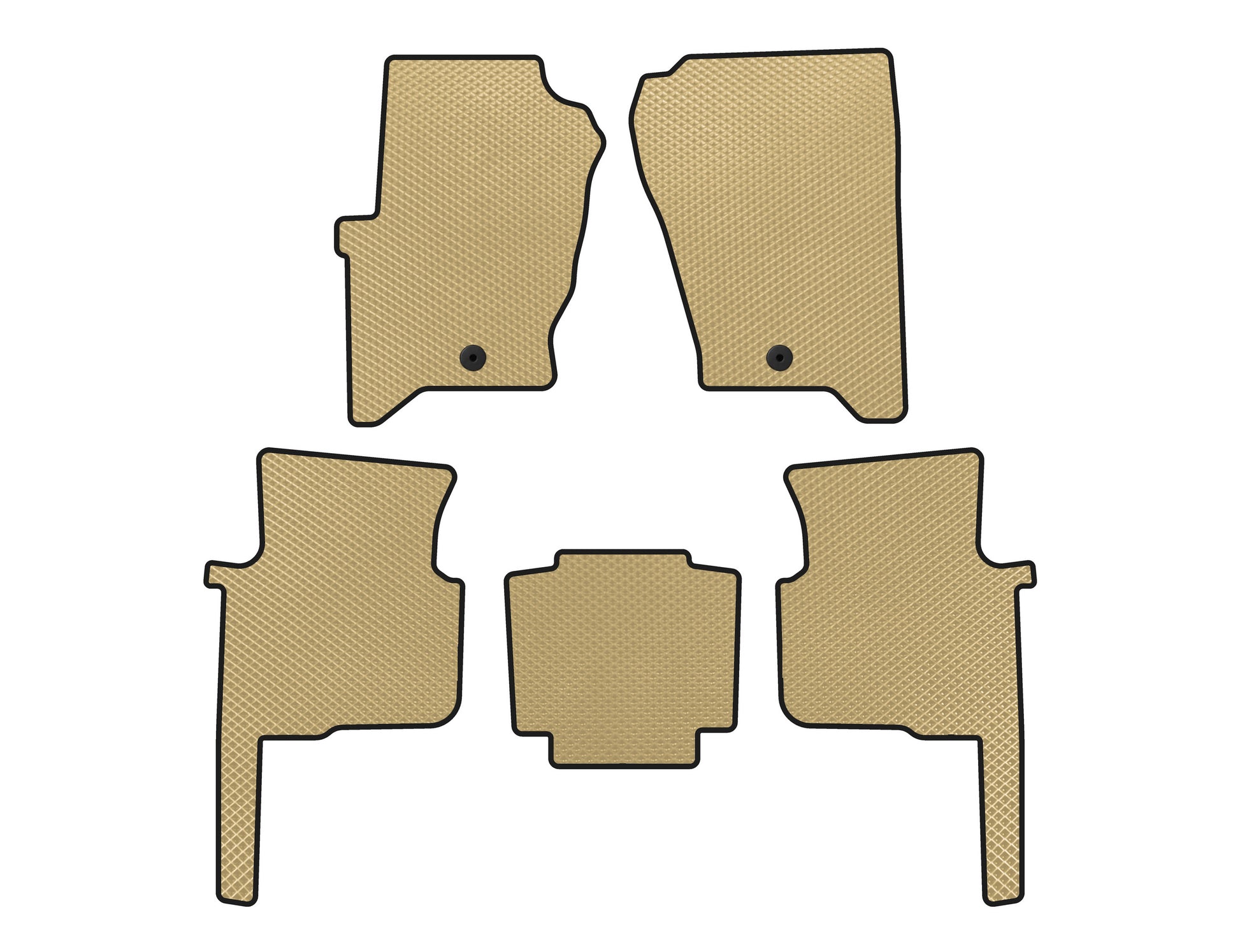 EVA Floor Mats (Beige) for Land Rover Discovery III 2004-2009 - image 1