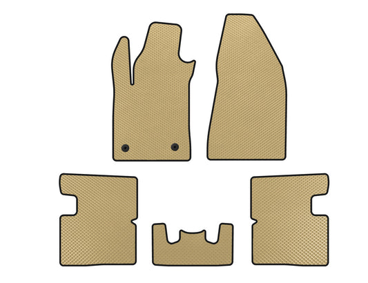 EVA Floor Mats (Beige) for Alfa Romeo Giulietta 2010-2020 - image 1