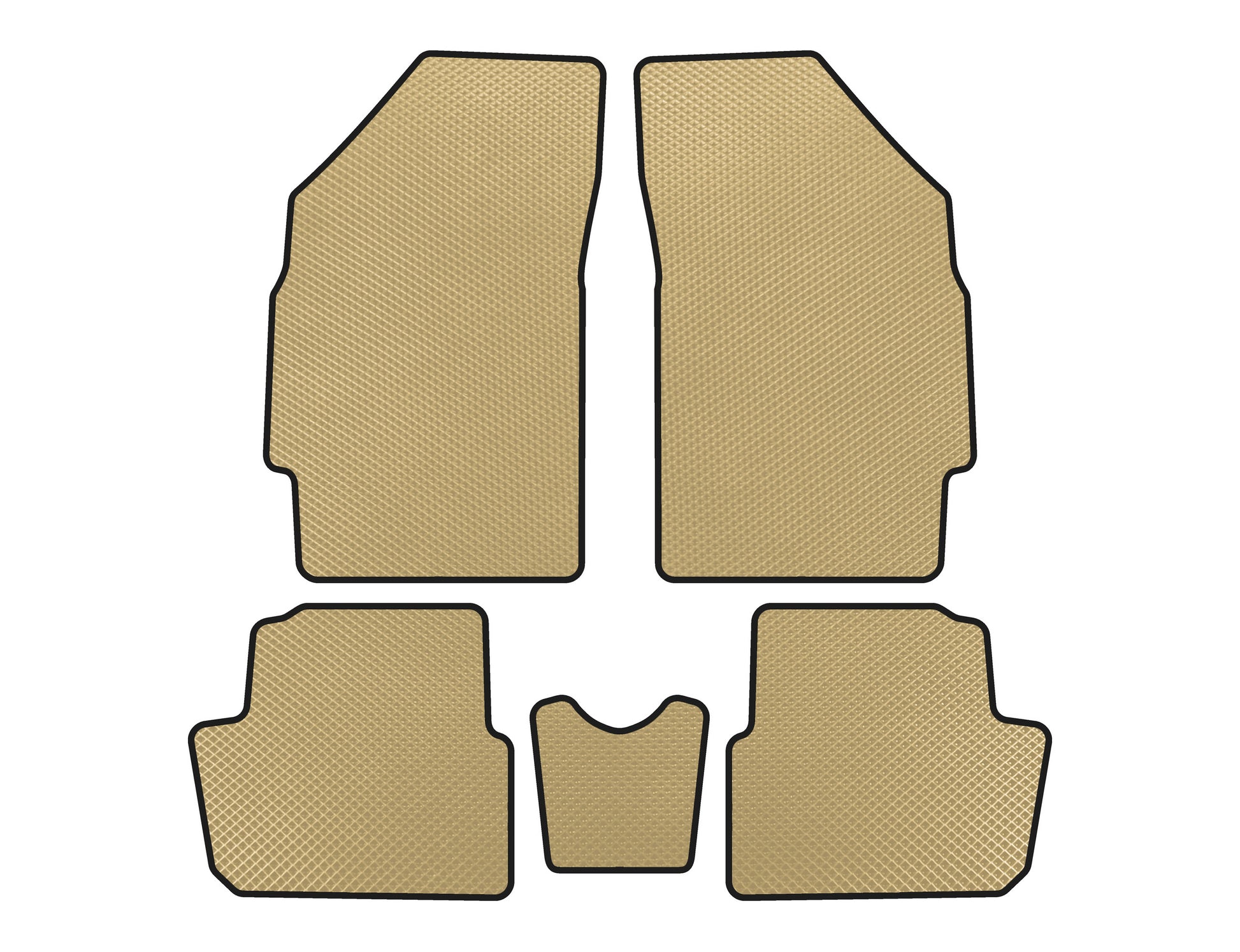 EVA Floor Mats (HB, Beige) for RAVON R2 2016-2020 - image 1