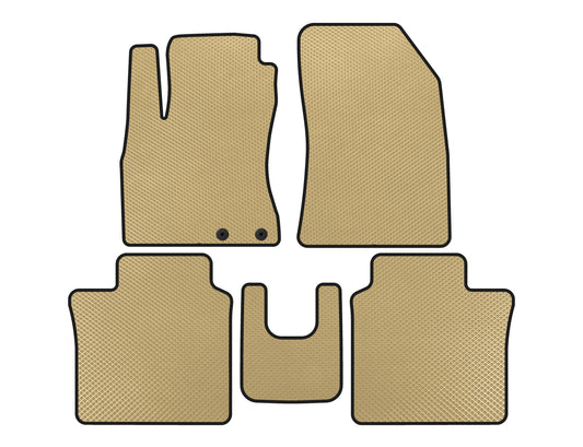 EVA Floor Mats (HB, Beige) for Nissan Note 2012-2020 - image 1