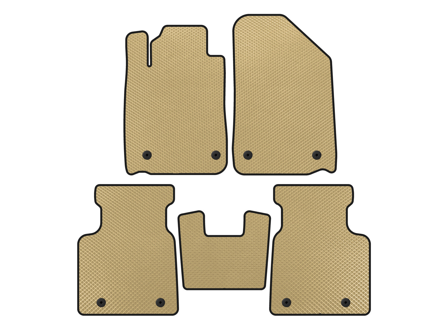 EVA Floor Mats (Beige) for Lexus ES 2001-2006 - image 1