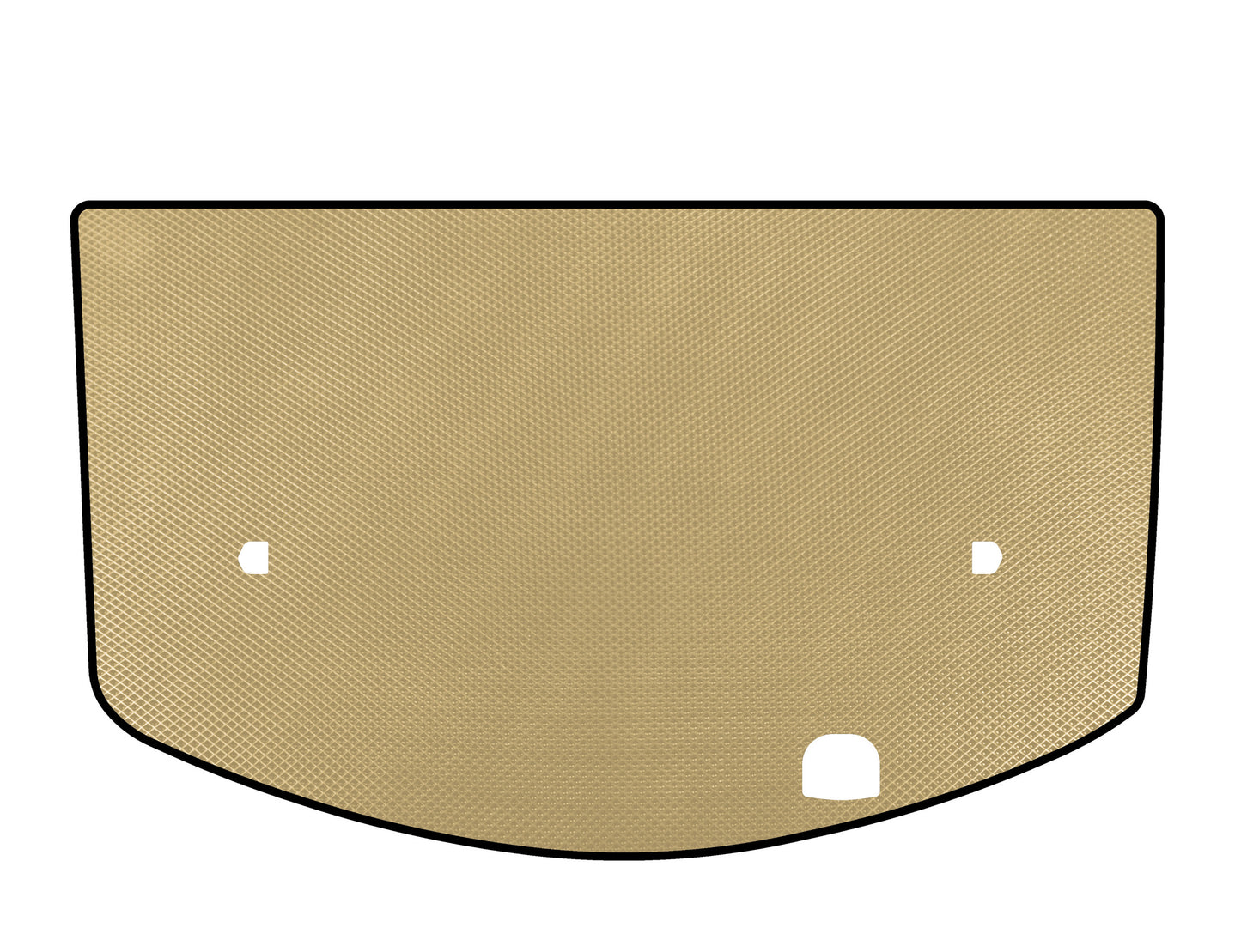 Trunk Mat (2005-2013, Beige) for SsangYong Action 2005-2018 - image 1