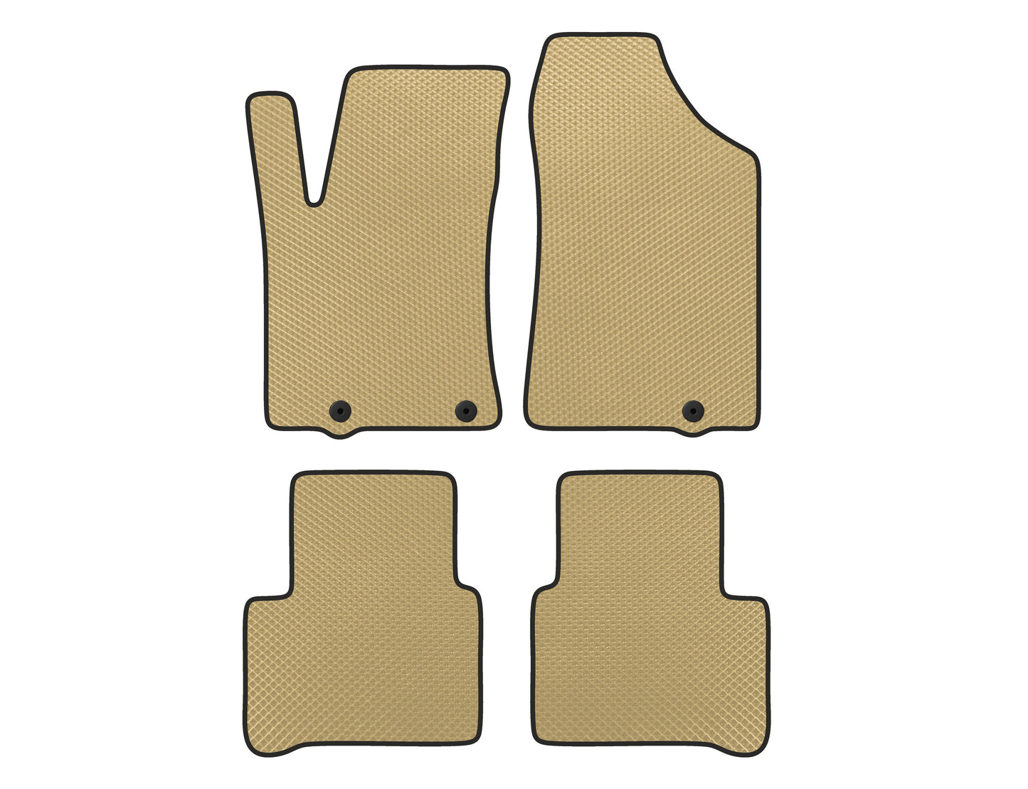 EVA Car Mats (SD, Beige) for Nissan Teana 2014- - image 1