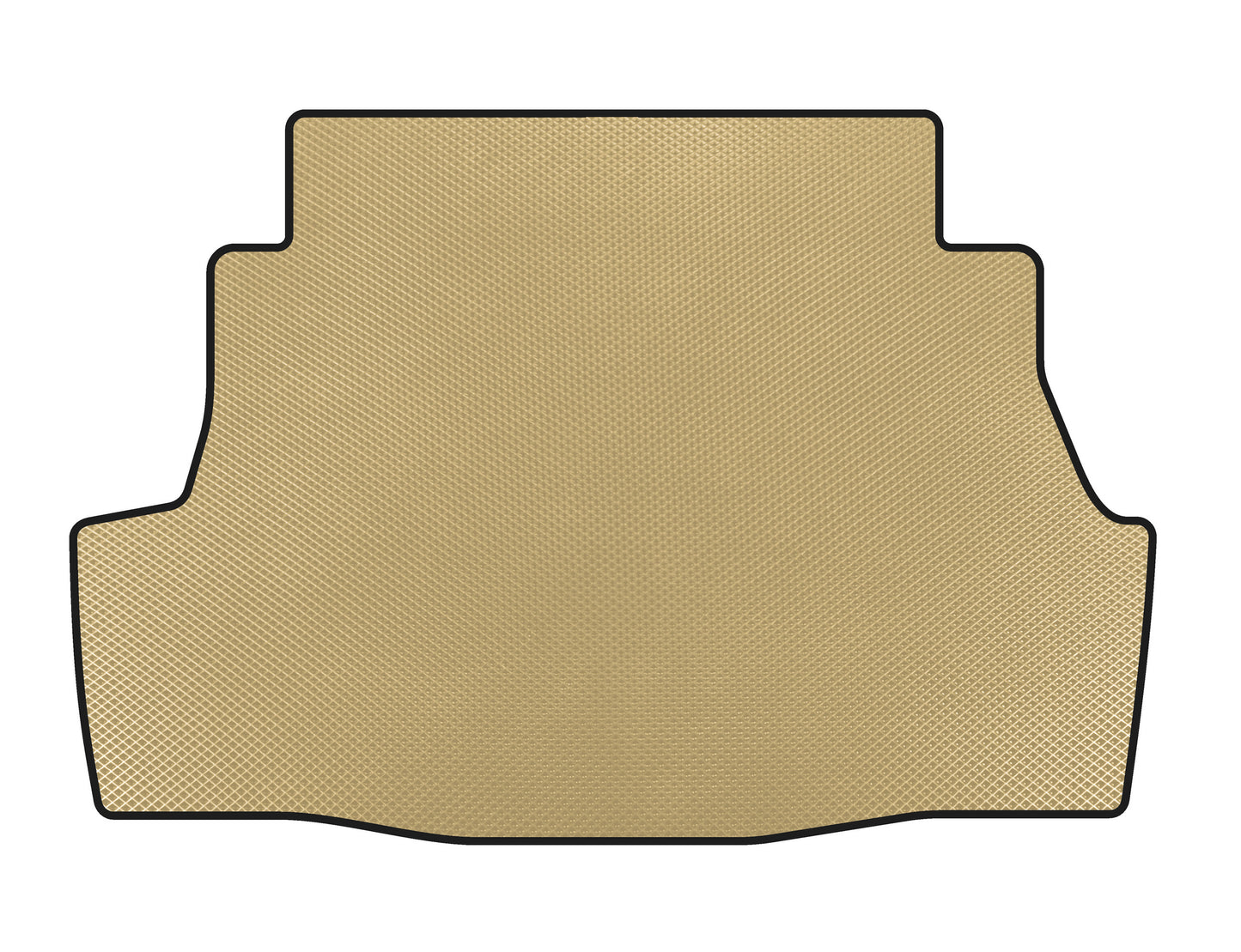 Trunk Mat EVA (SD, Beige) for Nissan Almera B10 Classic 2006-2012 - image 1