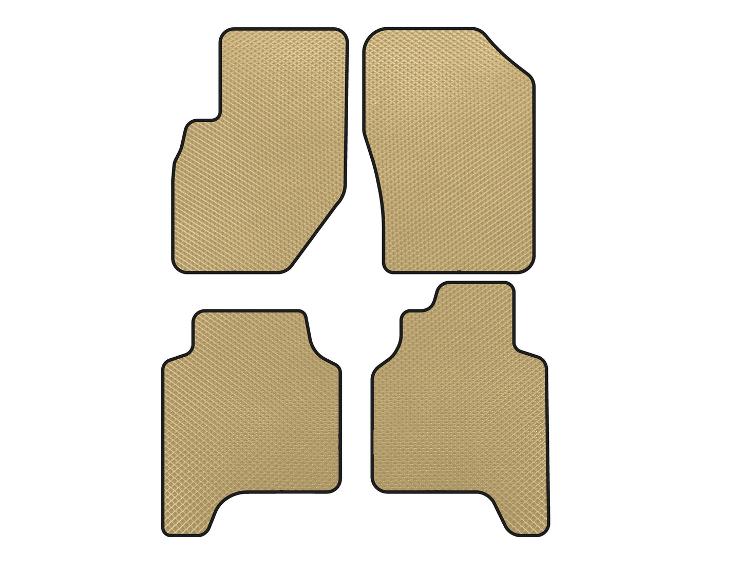 EVA Floor Mats (Beige) for Hyundai Terracan 2001-2007 - image 1