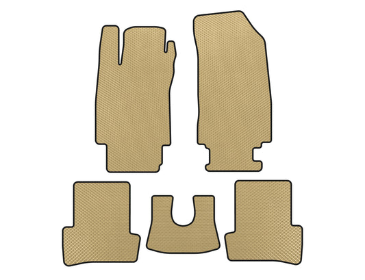 EVA Floor Mats (Beige) for Renault Clio III 2005-2012 - image 1