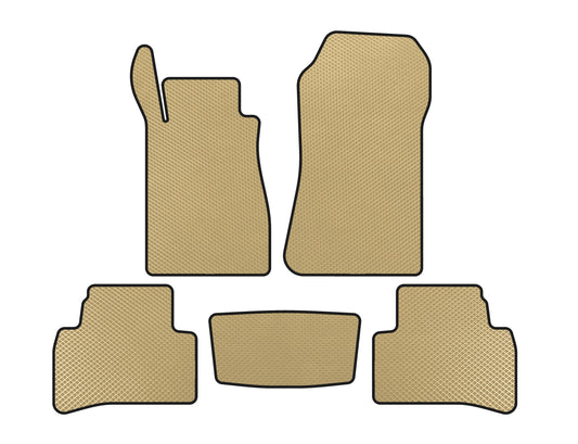 EVA mats (Coupe, Beige) for Mercedes CLK W208 1997-2002 - image 1