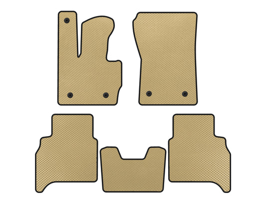 EVA Floor Mats (Automatic, Beige) for Mercedes G сlass W463 2018-2024 - image 1