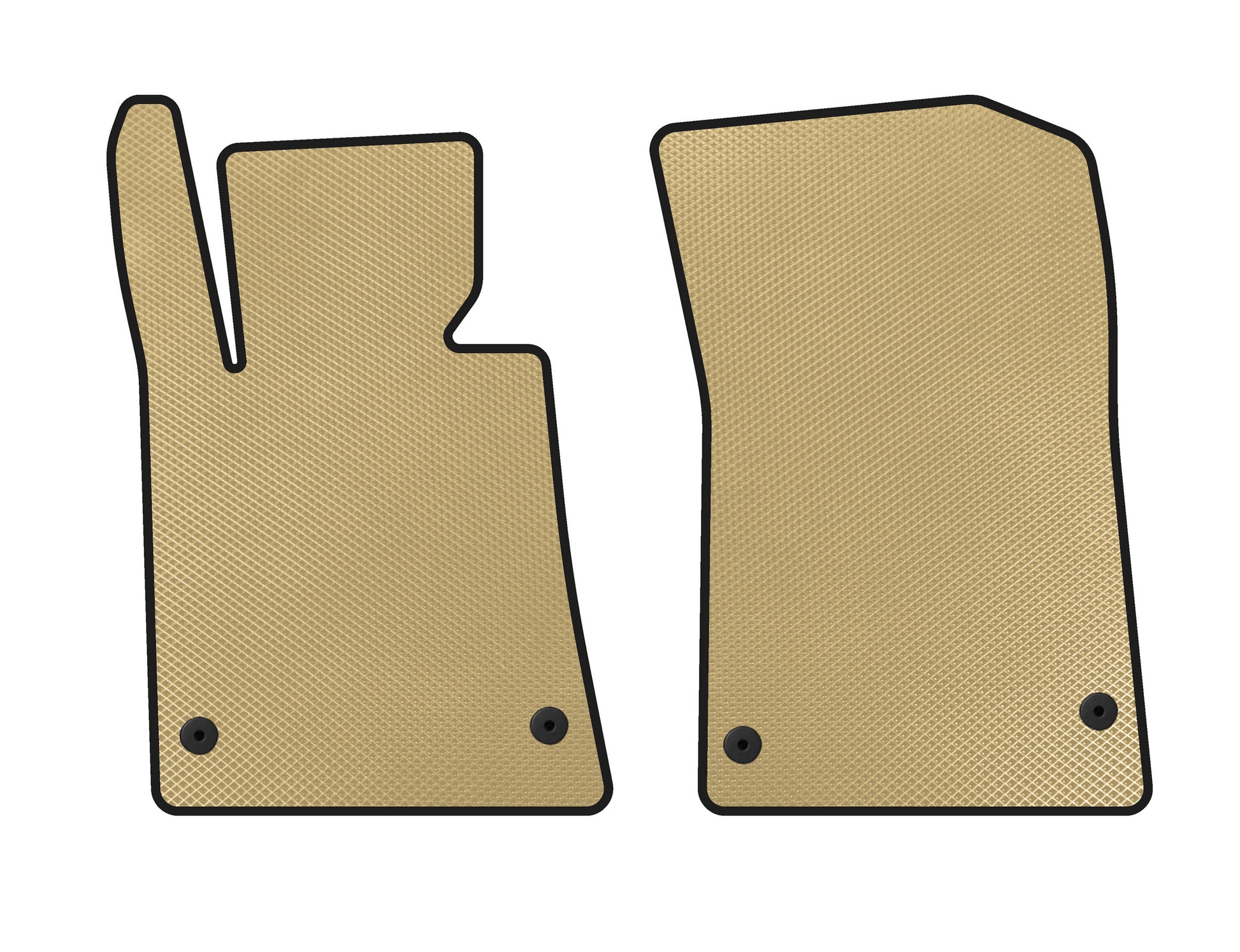 EVA Floor Mats (Roadster, Beige) for Mercedes SLK R172 2011-2016 - image 1