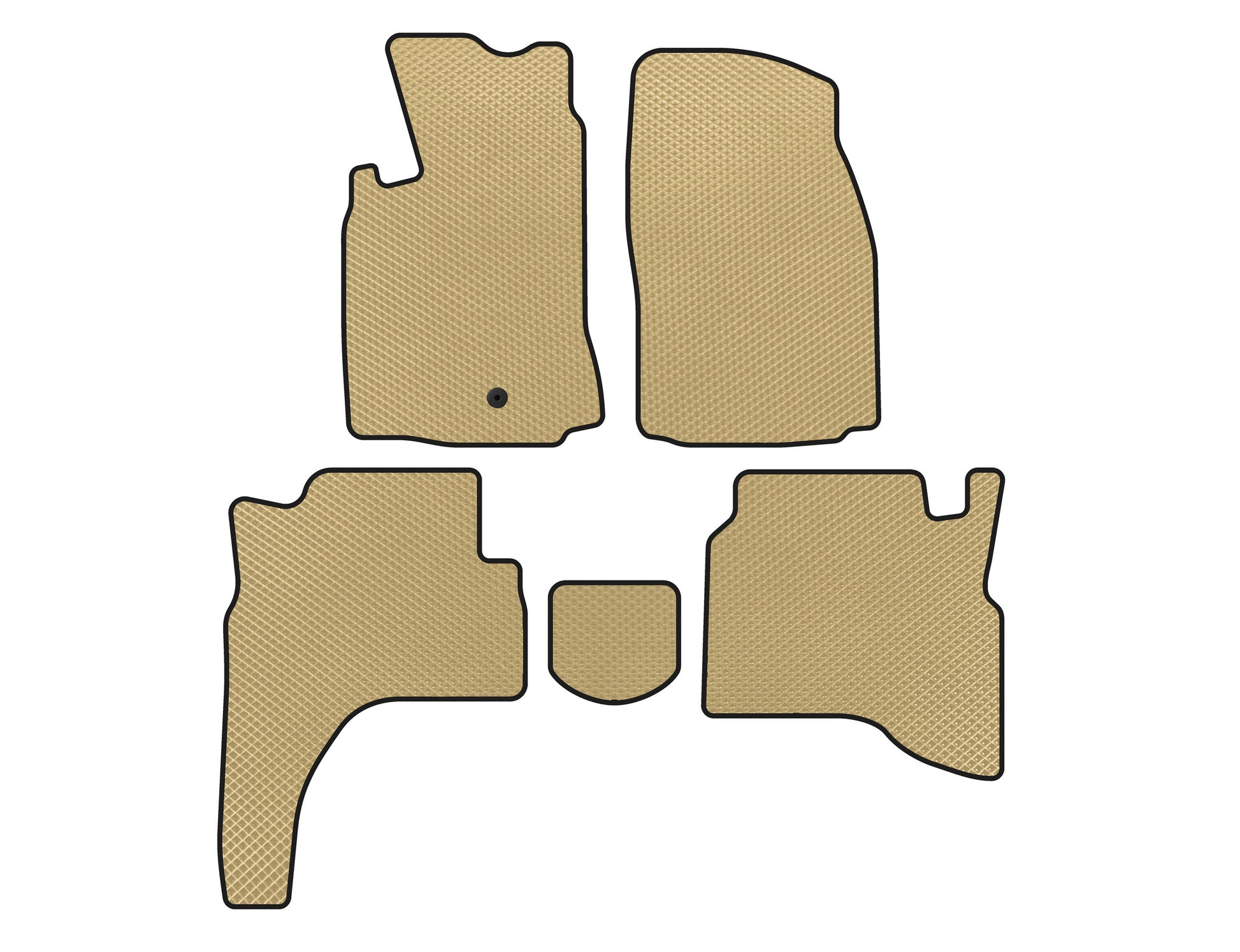EVA Floor Mats (Beige) for Mitsubishi Pajero Sport 1996-2007 - image 1