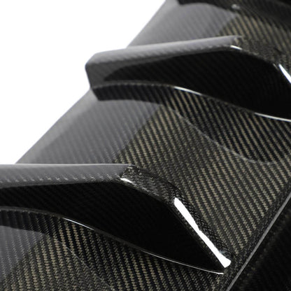 Rear Bumper Diffuser V1 for M-Sport/M5 F90 (Carbon) for BMW 5 Series G30/G31 2017-2023 - image 11