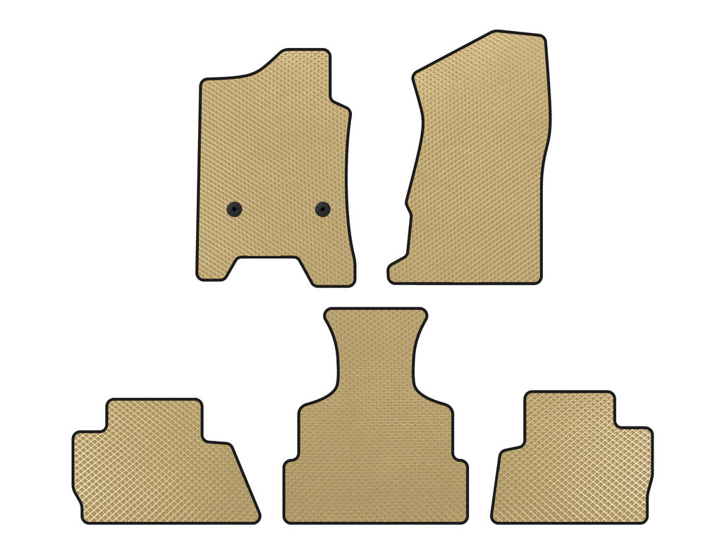 EVA Floor Mats (2014-2020, Beige) for Chevrolet Tahoe 2014-2019 - image 1