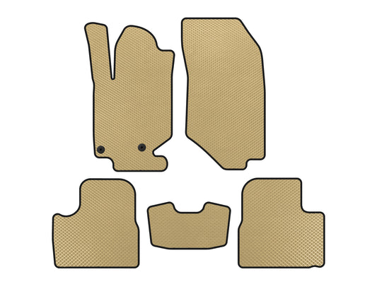 EVA Floor Mats (Beige) for Peugeot 2008 2019- - image 1
