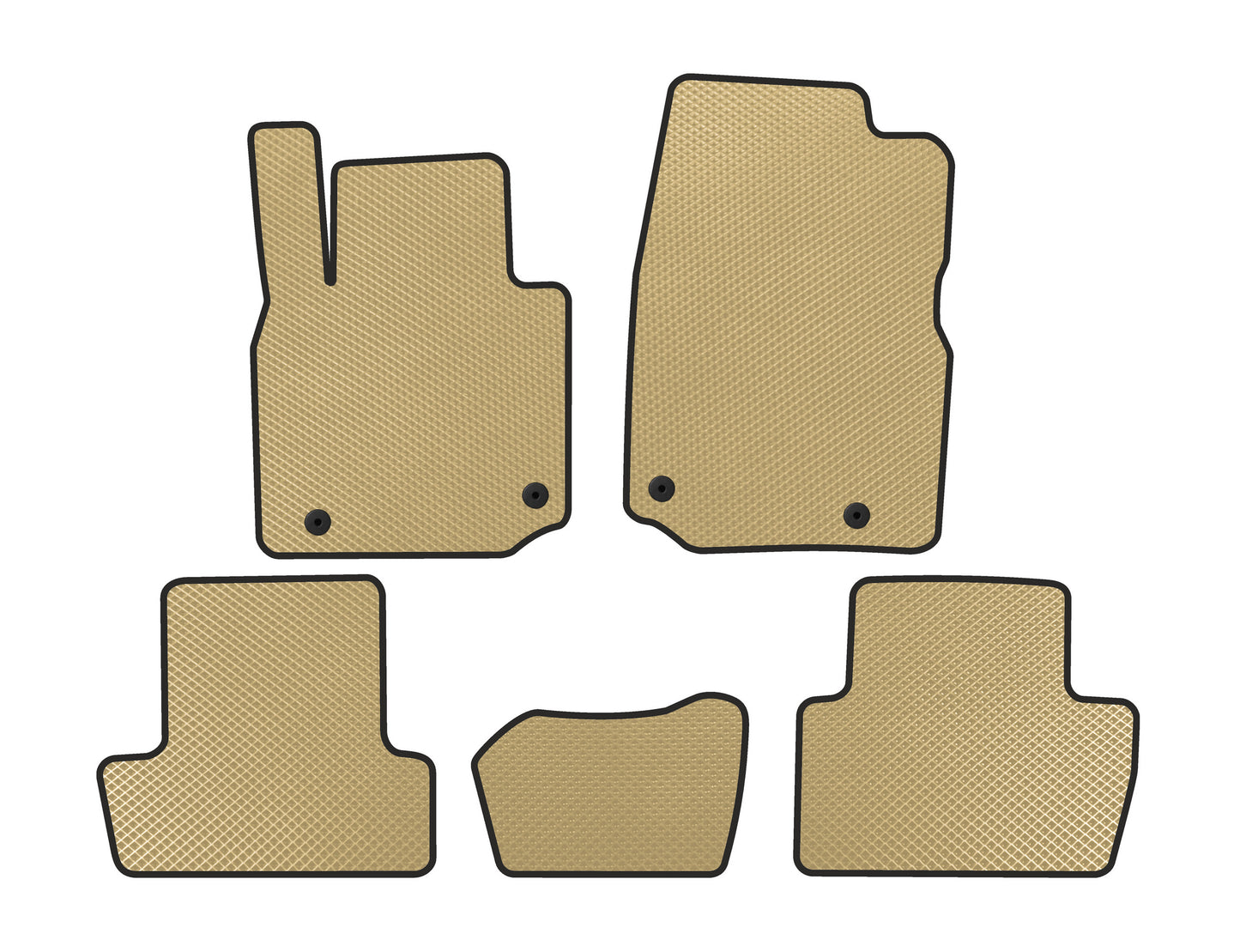 EVA Floor Mats (Beige) for Mazda MX-30 - image 1