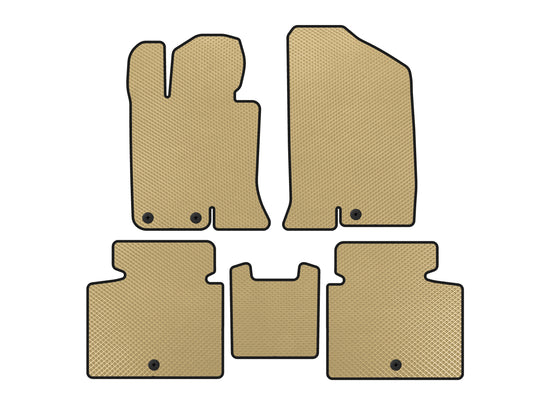 EVA Floor Mats V-2 (SD, Beige) for Kia Optima 2010-2016 - image 1