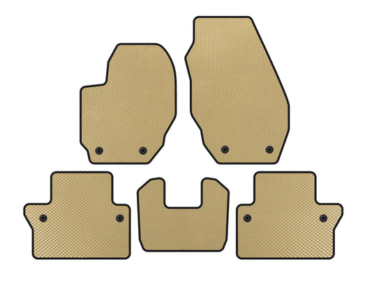 EVA Floor Mats (Beige) for Volvo V70 2007-2013 - image 1