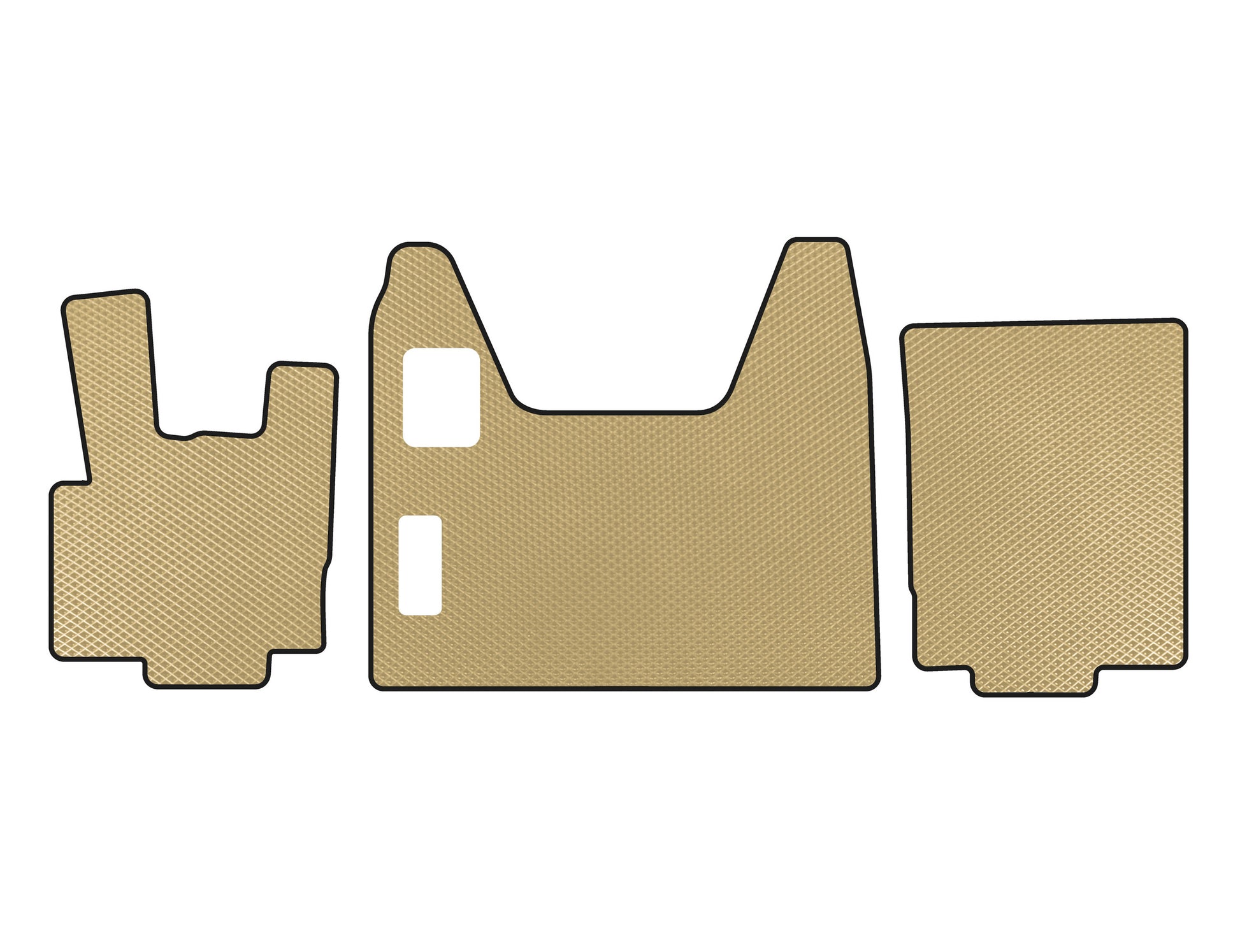EVA Floor Mats (Beige) for DAF XF95 2002-2006 - image 1