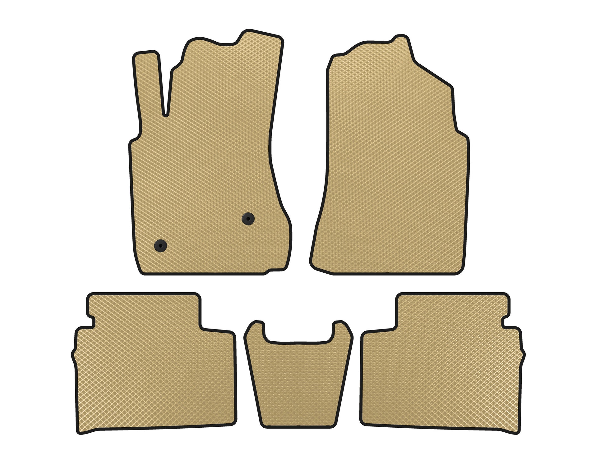 EVA Floor Mats (Beige) for FAW Besturn X80 2013-2020 - image 1