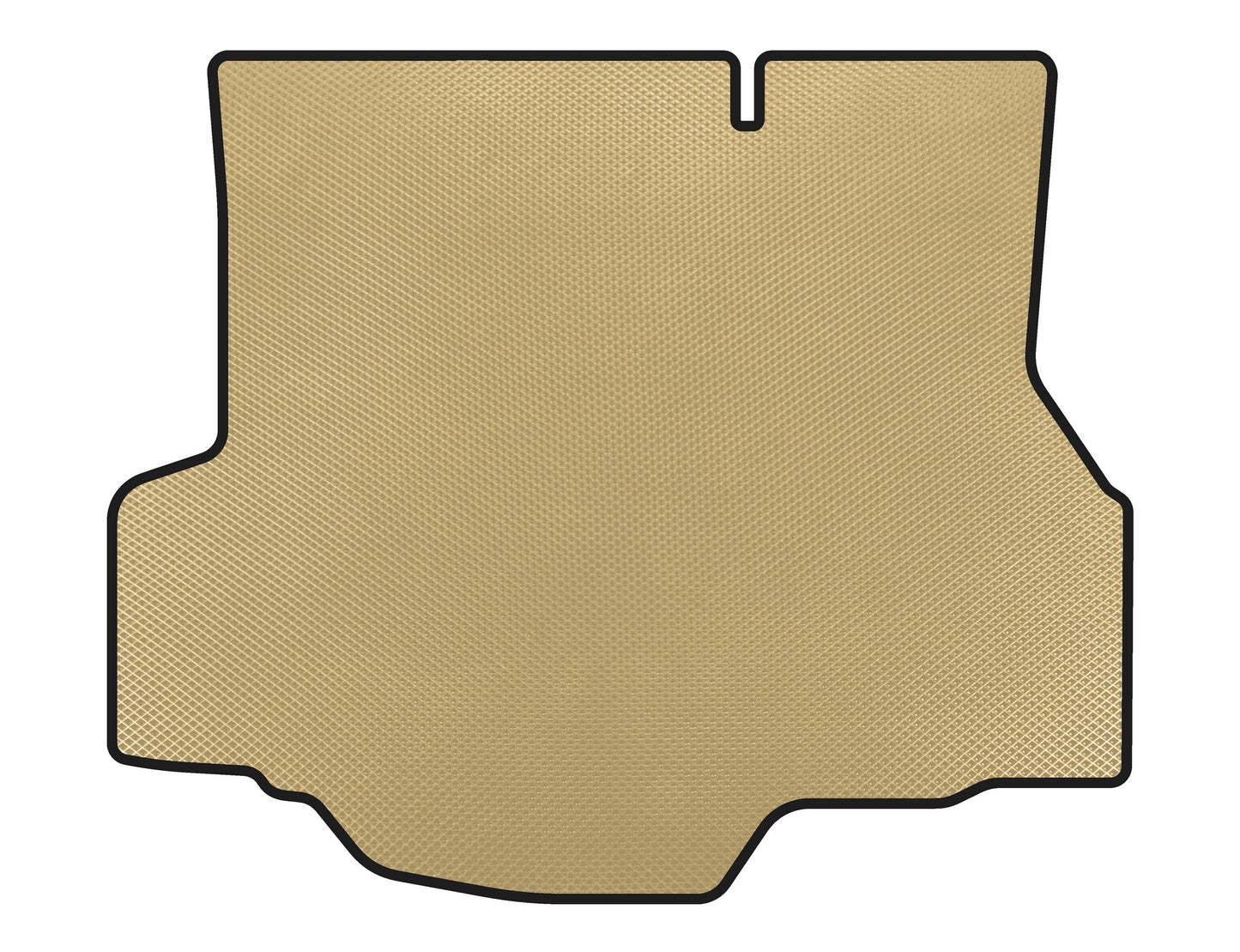 Trunk mat (2010-2013, SD, Mexico, Beige) for Ford Fiesta 2008-2017 - image 1