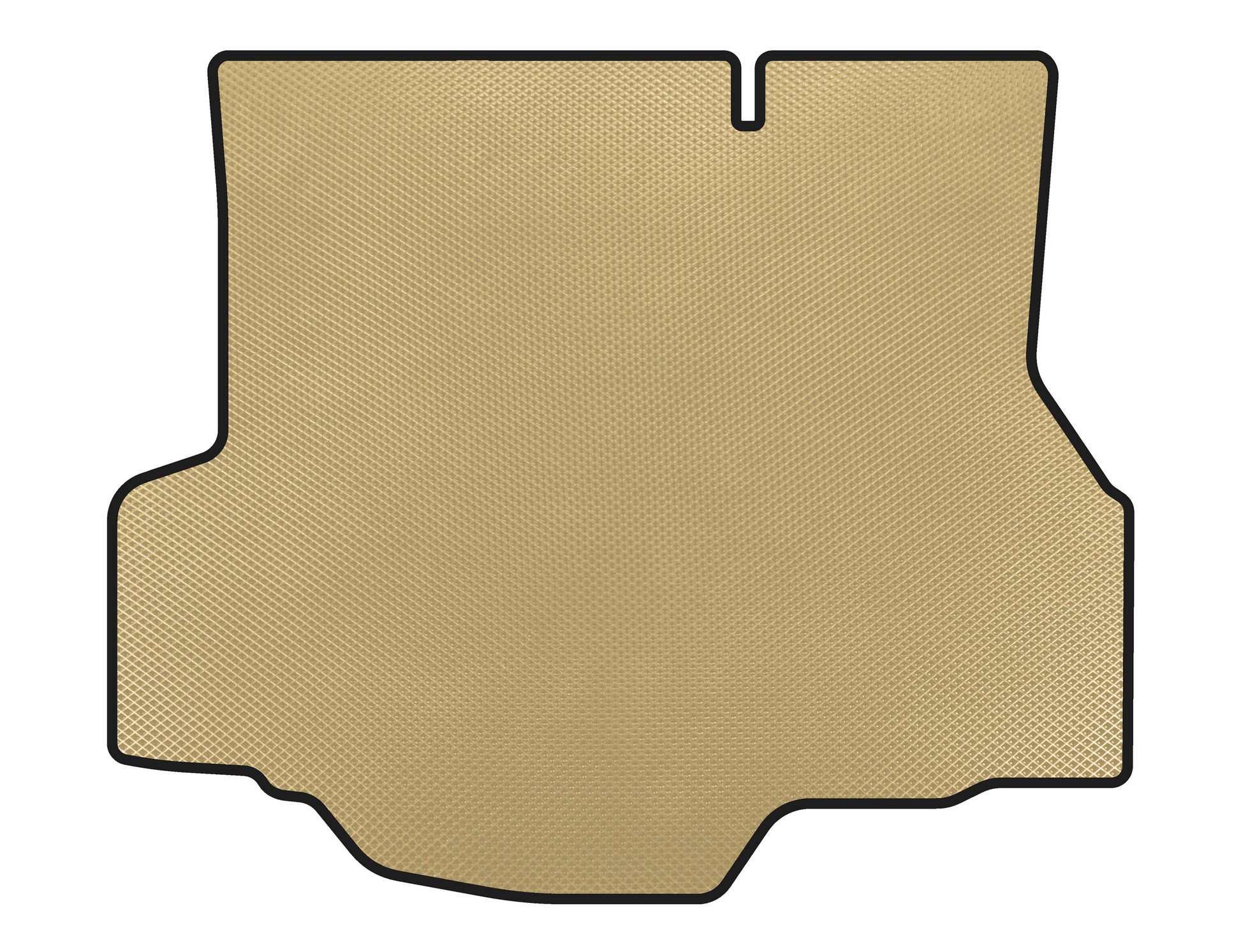Trunk mat (2010-2013, SD, Mexico, Beige) for Ford Fiesta 2008-2017 - image 1