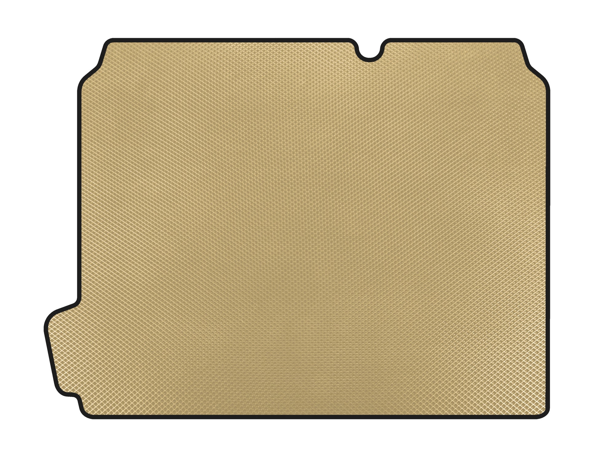 Trunk mat (HB, Beige) for Citroen C-4 2010-2018 - image 1
