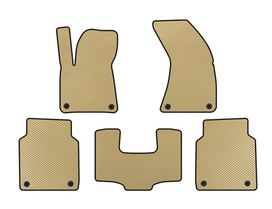 EVA Floor Mats (Long. Beige) for Audi A8 2010-2018 - image 1