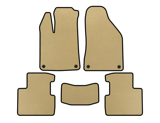 EVA Floor Mats (SD, Beige) for Chrysler 200 II 2014-2017 - image 1