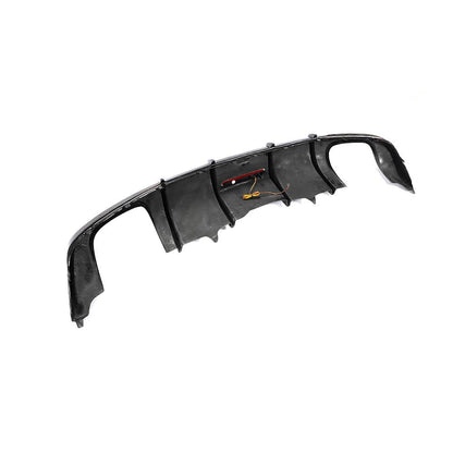 Rear bumper diffuser V1 (for S-Line 2016-2020, Carbon) for Audi A5 2016-2025 - image 11