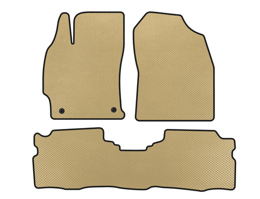 EVA Floor Mats (LB, Hybrid, Beige) for Toyota Prius 2015-2022 - image 1