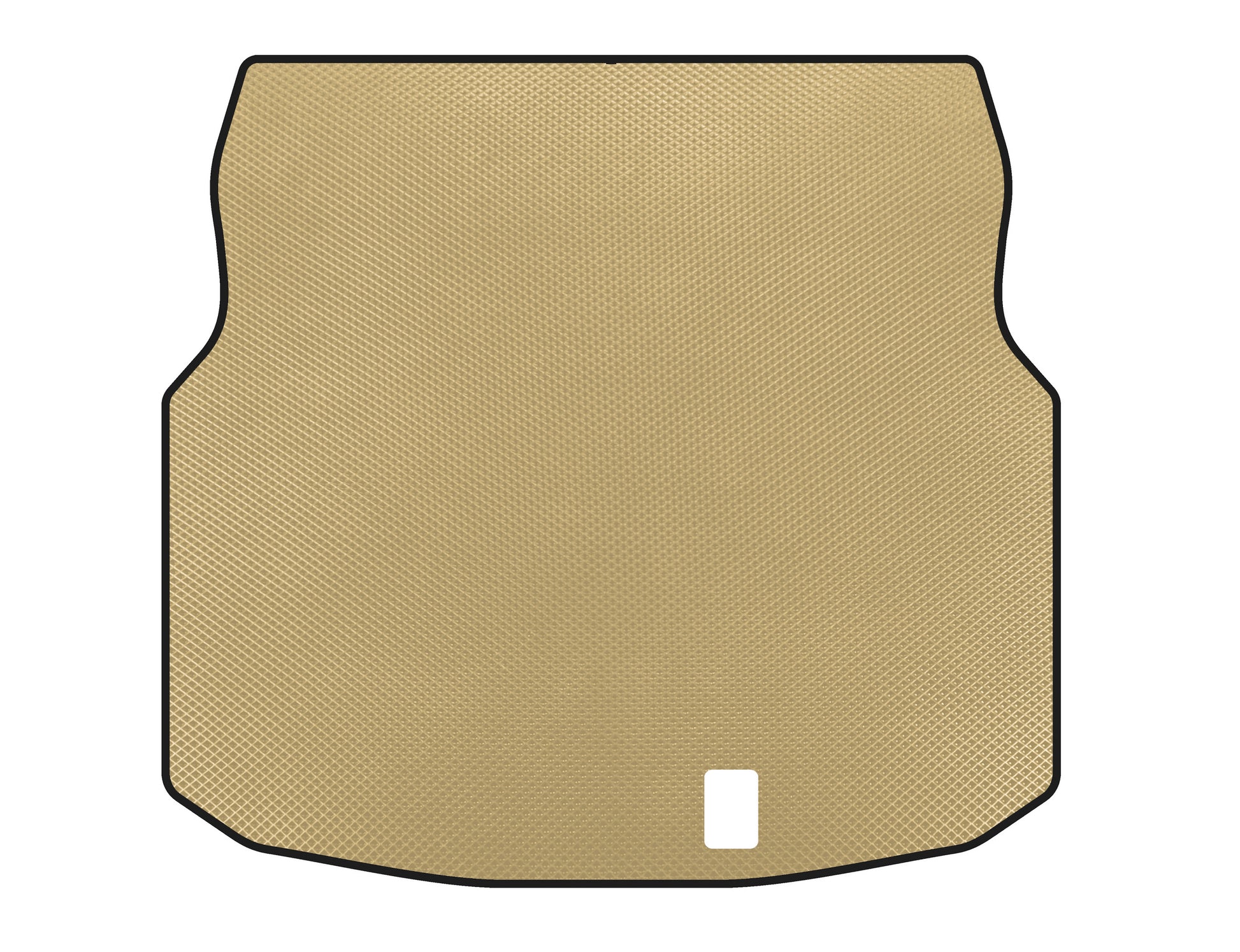EVA Trunk Mat (Coupe, Beige) for Mercedes C-class W204 2007-2015 - image 1