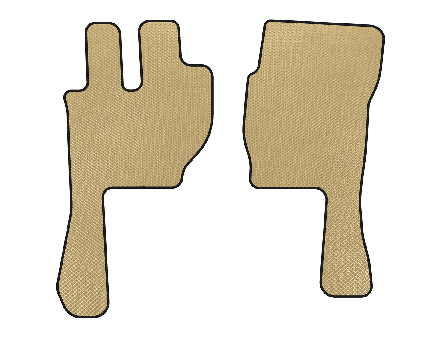 EVA Floor Mats (1998-2002, Beige) for Volvo FH 1993-2012 - image 1