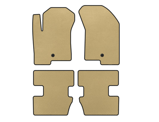 EVA Floor Mats (2006-2011, Beige) for Jeep Compass 2006-2016 - image 1