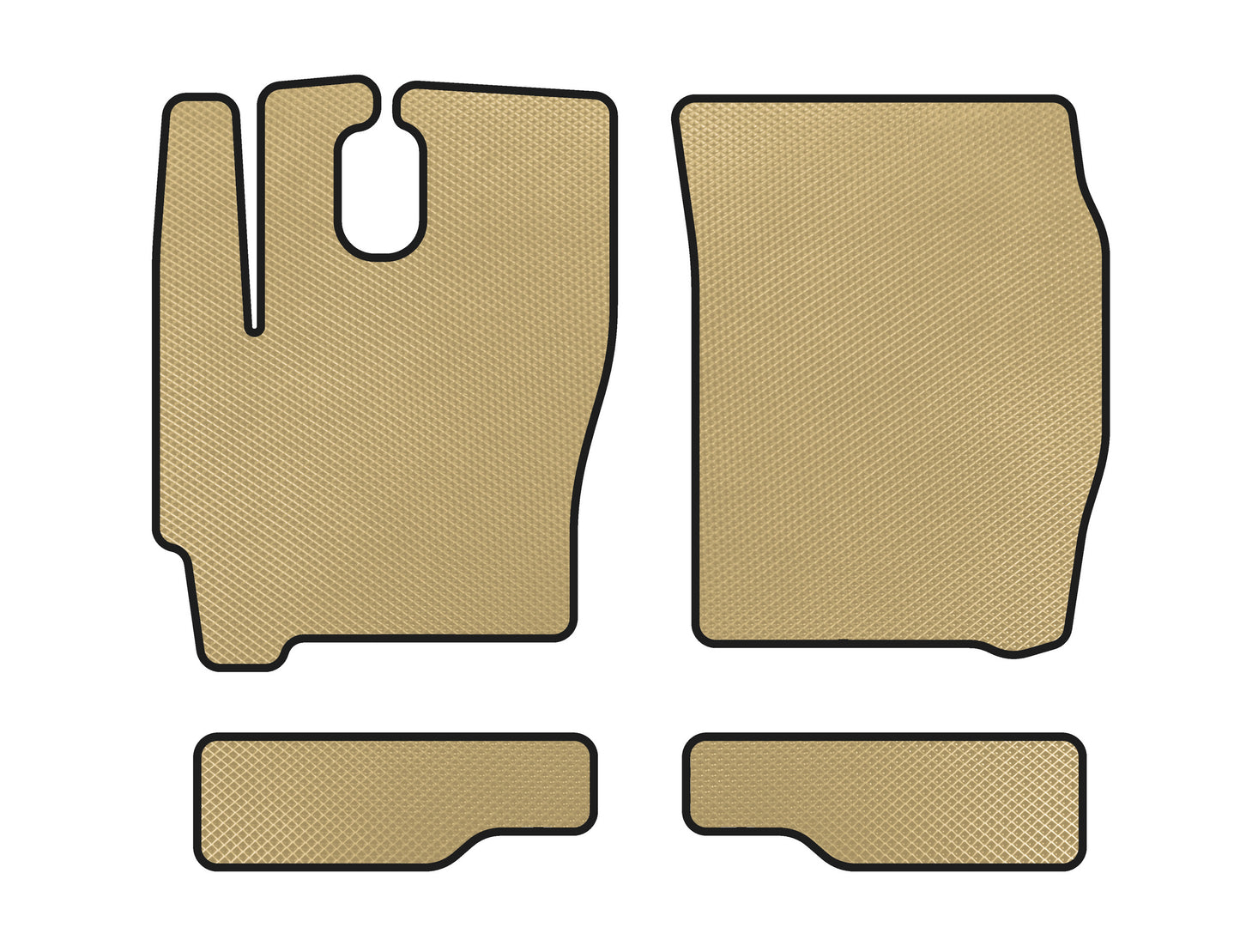 EVA Floor Mats (Beige) for Iveco Eurocargo 2002-2008 - image 1