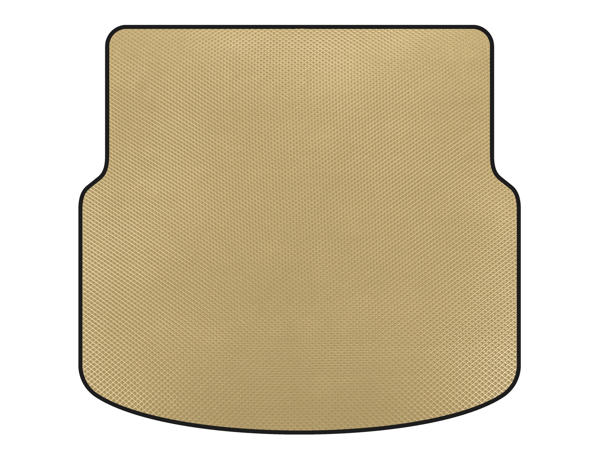Trunk Mat EVA (SD, Beige) for Mercedes C-class W204 2007-2015 - image 1
