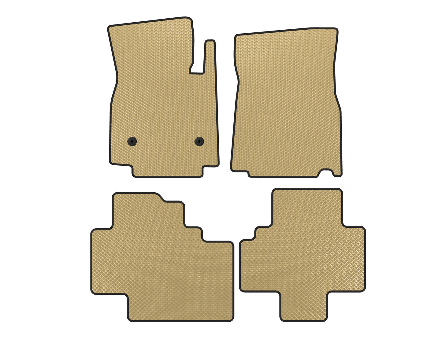 EVA Floor Mats (EV, 2018-, Beige) for BYD Tang 2018- - image 1