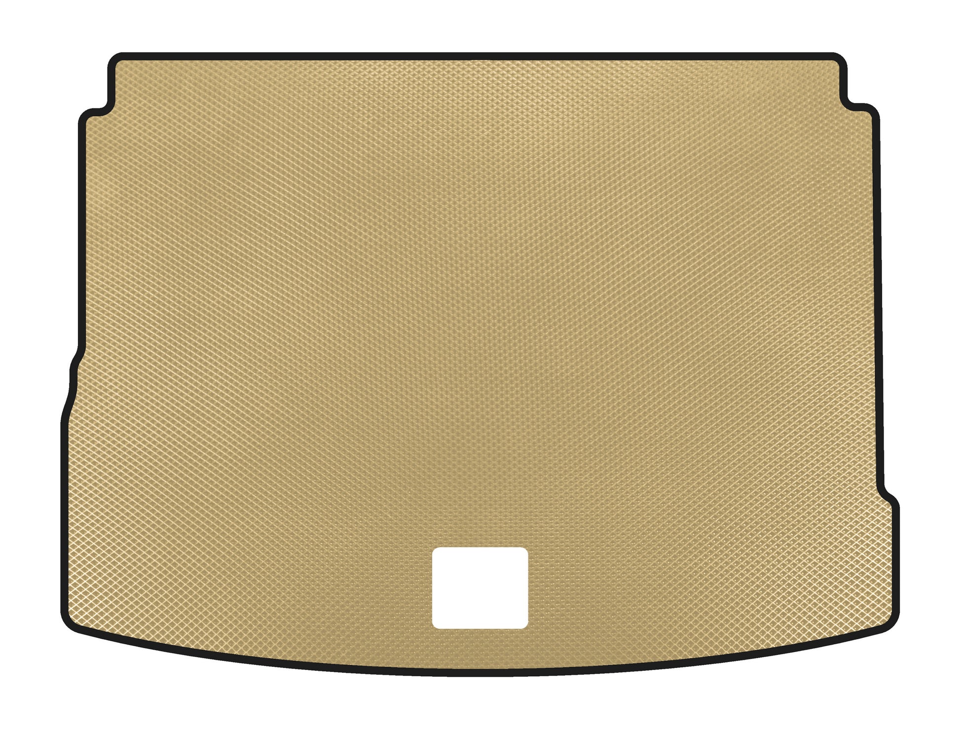 Trunk Mat V2 (USA, Beige) for Volkswagen Tiguan 2016-2023 - image 1