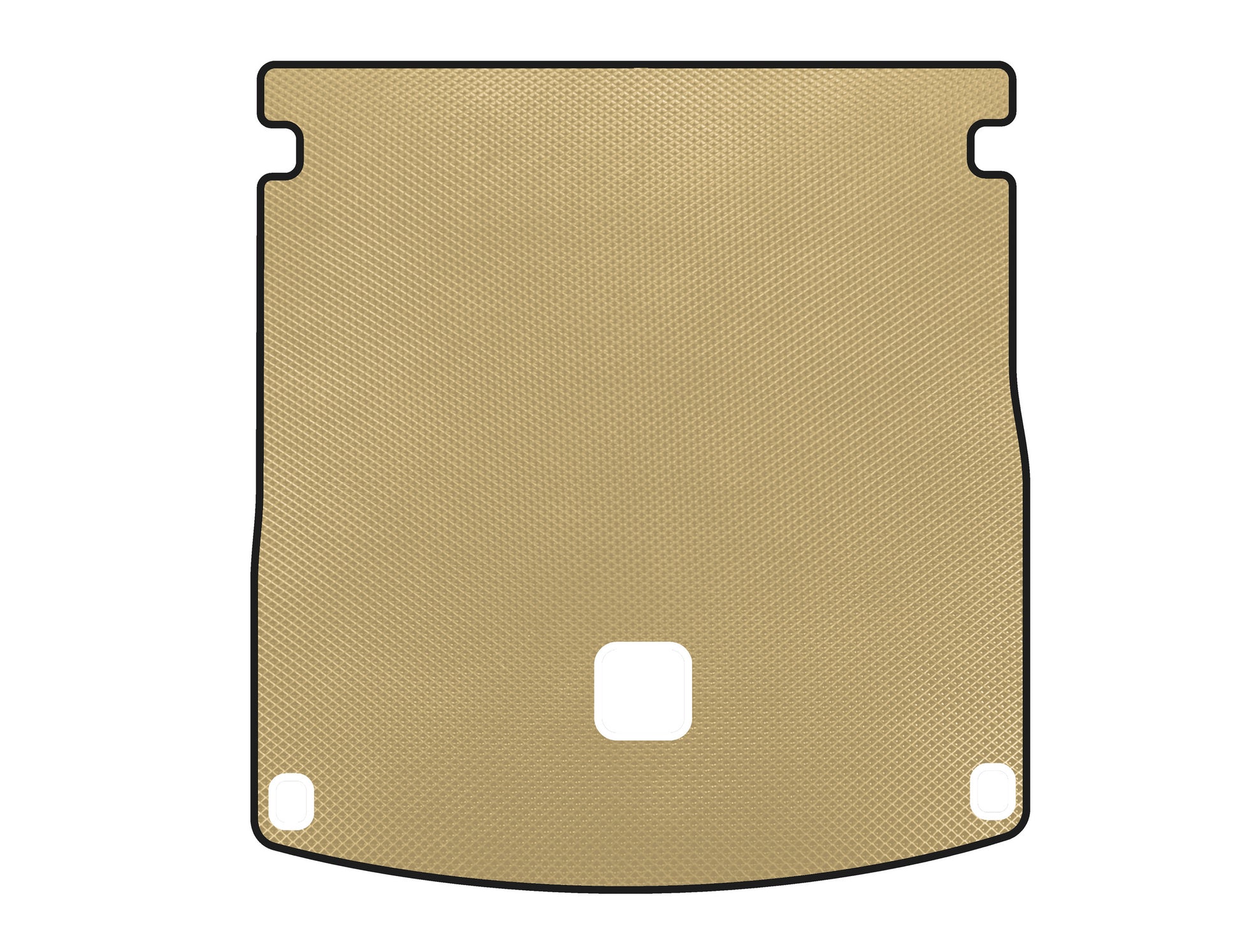 Trunk Mat (2011-2015, SW, Beige) for Hyundai I-40 2011-2019 - image 1